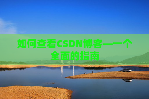 如何查看CSDN博客—一个全面的指南